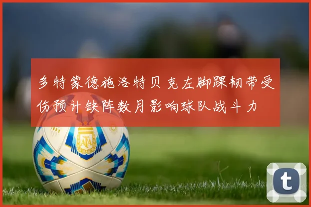 多特蒙德施洛特贝克左脚踝韧带受伤预计缺阵数月影响球队战斗力